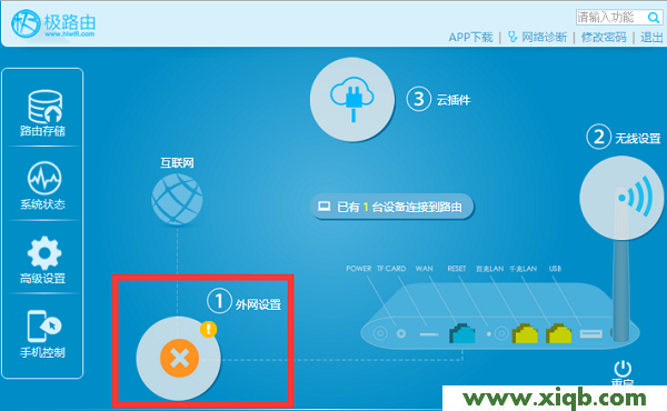 【圖解教程】極路由(hiwifi)設置好了上不了網怎么辦？