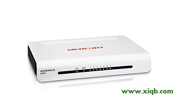 水星(MERCURY)MR807路由器怎么設置